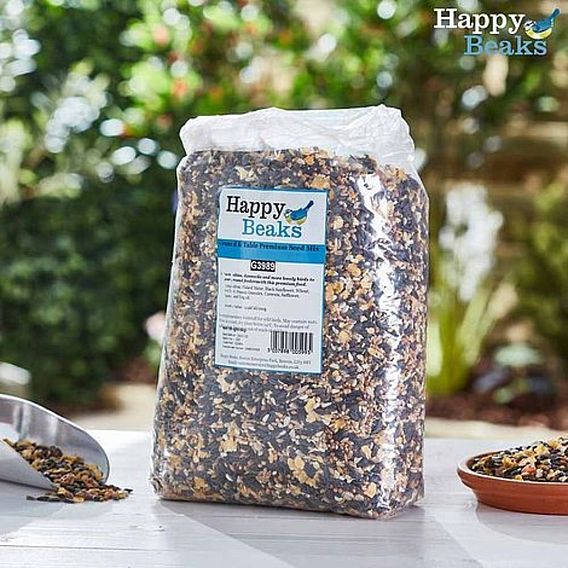 Happy Beaks - Ground & Table Premium Seed Mix